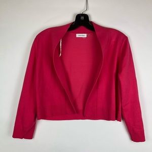 Calvin Klein Pink Shrug Sweater